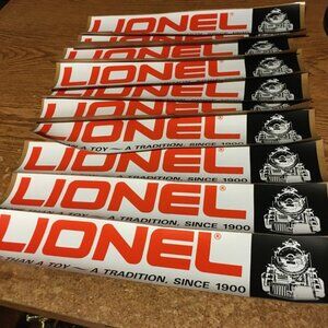 10X LIONEL TRAINS BUMPER STICKER MORE THAN A TOY A TRADITION SINCE 1900